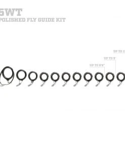 CRB LZR Single Foot Fly Rod Guide Set Kits Components