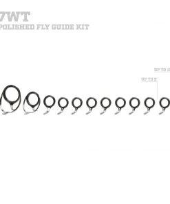 CRB LZR Single Foot Fly Rod Guide Set Kits Components