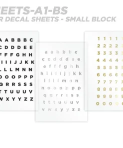 CRB All-in-One Number & Alphabet Rod Decal Kit - Peel & Stick Letters Supplies 22 CRB All-in-One Number & Alphabet Rod Decal Kit - Peel & Stick Letters Supplies