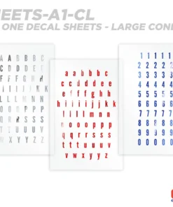 CRB All-in-One Number & Alphabet Rod Decal Kit - Peel & Stick Letters Supplies 25 CRB All-in-One Number & Alphabet Rod Decal Kit - Peel & Stick Letters Supplies