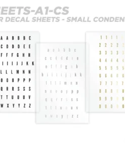 CRB All-in-One Number & Alphabet Rod Decal Kit - Peel & Stick Letters Supplies 26 CRB All-in-One Number & Alphabet Rod Decal Kit - Peel & Stick Letters Supplies
