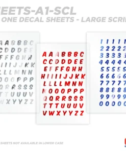CRB All-in-One Number & Alphabet Rod Decal Kit - Peel & Stick Letters Supplies 29 CRB All-in-One Number & Alphabet Rod Decal Kit - Peel & Stick Letters Supplies