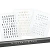 CRB Alphabet Rod Decals - Peel & Stick Letters