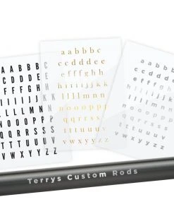 CRB Alphabet Rod Decals - Peel & Stick Letters