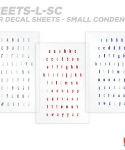 CRB Alphabet Rod Decals - Peel & Stick Letters