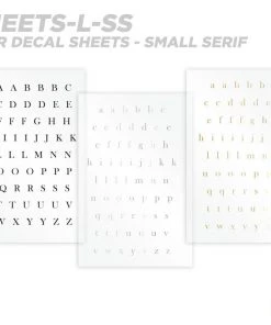 CRB Alphabet Rod Decals - Peel & Stick Letters