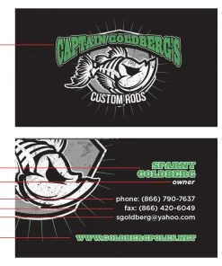Mud Hole Gear Custom Business Cards: Green Bones