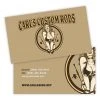 Mud Hole Gear Custom Business Cards: Pinup Girl
