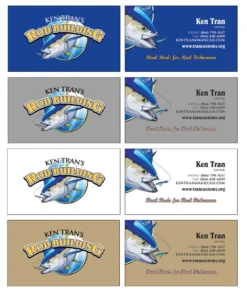 Mud Hole Gear Custom Business Cards: Chasing Tuna 7 Mud Hole Gear Custom Business Cards: Chasing Tuna