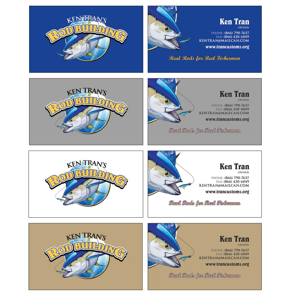 Mud Hole Gear Custom Business Cards: Chasing Tuna 5 Mud Hole Gear Custom Business Cards: Chasing Tuna