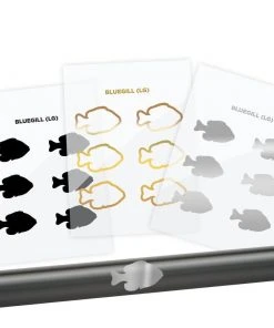 CRB Bluegill Silhouette Rod Decals - Peel & Stick