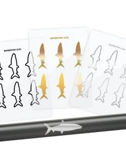 CRB Supplies Bonefish Silhouette Rod Decals - Peel & Stick