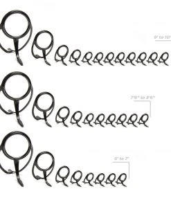 Components CRB Heavy Duty Spinning Rod Guide Kits 10 Components CRB Heavy Duty Spinning Rod Guide Kits