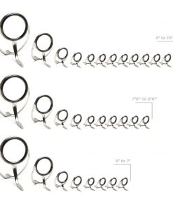 Components CRB Heavy Duty Spinning Rod Guide Kits 11 Components CRB Heavy Duty Spinning Rod Guide Kits