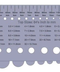 CRB Tip Top & Guide Sizing Gauge