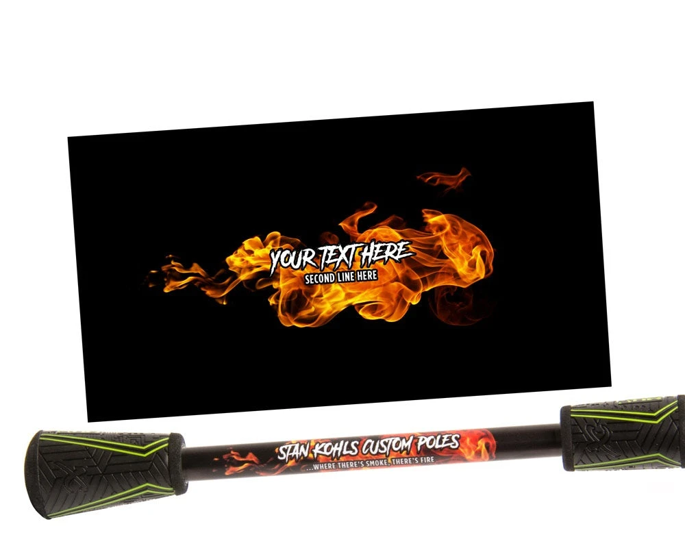 CRB Supplies Custom Rod Skinz - Fire 3 CRB Supplies Custom Rod Skinz - Fire