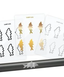 CRB Carp Silhouette Rod Decals - Peel & Stick