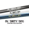 Mud Hole Supplies Customizable Designer Rod Decals - Dirty
