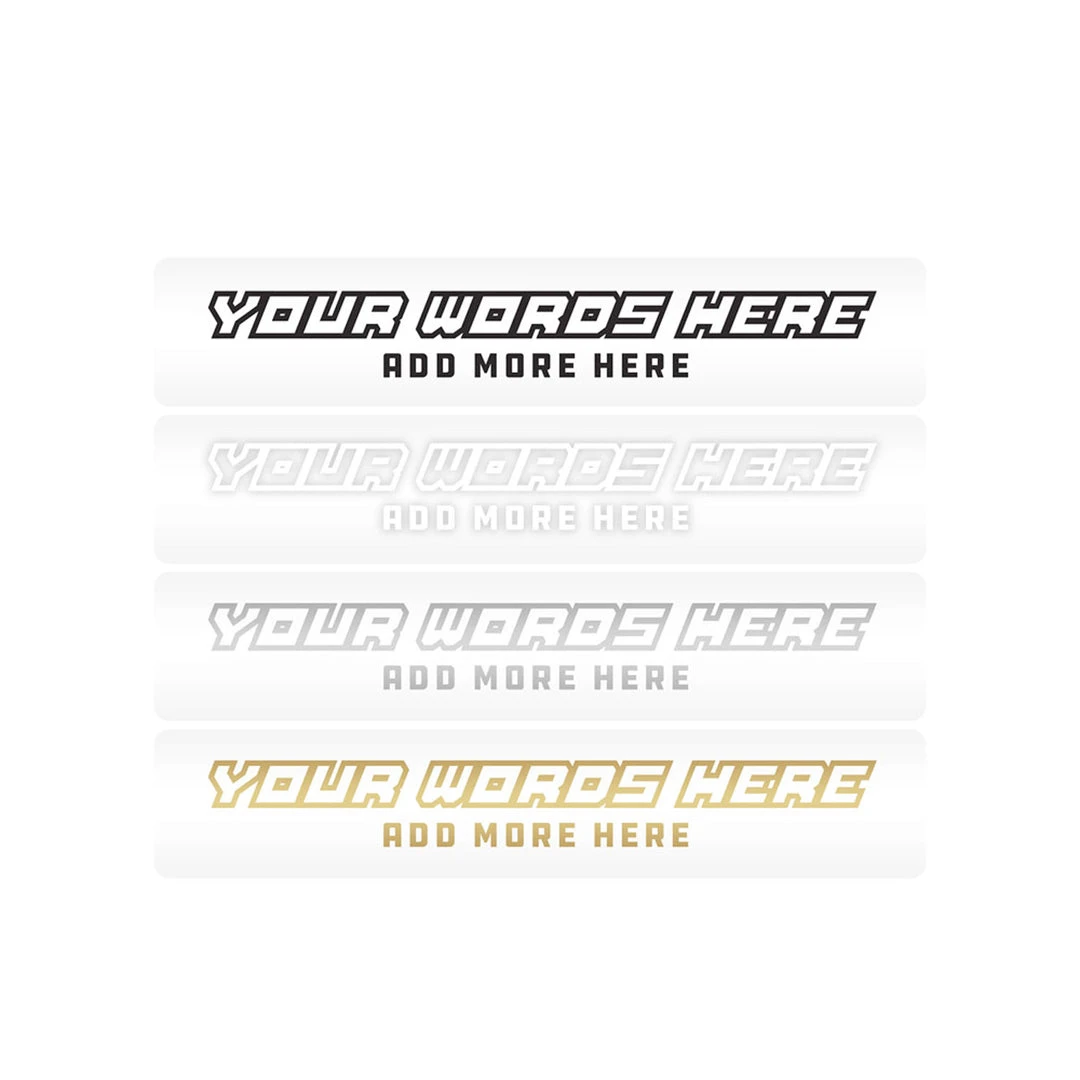 Mud Hole Customizable Designer Rod Decals - Futuristic Supplies 4 Mud Hole Customizable Designer Rod Decals - Futuristic Supplies