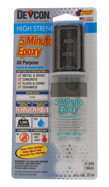 Devcon 5-Minute Epoxy 3 Devcon 5-Minute Epoxy