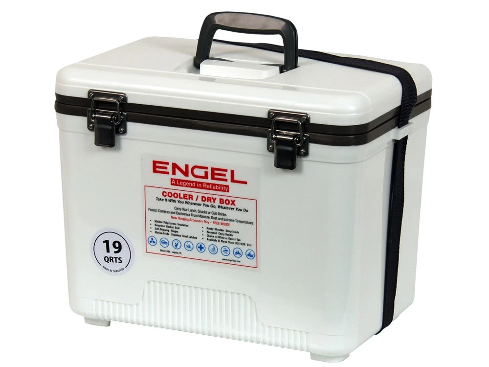 Engel USA Engel 19 Qt. Cooler/Dry Box - White 3 Engel USA Engel 19 Qt. Cooler/Dry Box - White