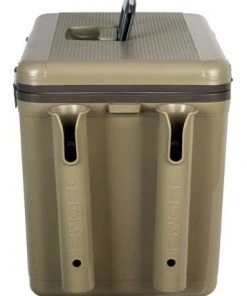 Engel USA Engel 19 Qt. Cooler/Dry Box With Rod Holders - Tan