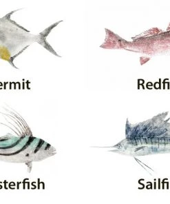 CRB Japanese Gyotaku Fish Art Decals By Marshall Madruga 11 CRB Japanese Gyotaku Fish Art Decals By Marshall Madruga