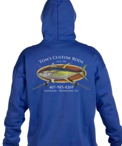 Mud Hole Custom Hoodie: Bamboo Frame With Crossing Rods Gear