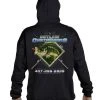 Mud Hole Gear Custom Hoodie: Largemouth Bass Chasing Lure 1 Mud Hole Gear Custom Hoodie: Largemouth Bass Chasing Lure