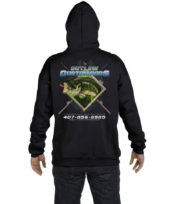 Mud Hole Gear Custom Hoodie: Largemouth Bass Chasing Lure 16 Mud Hole Gear Custom Hoodie: Largemouth Bass Chasing Lure