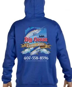 Mud Hole Custom Hoodie: Assorted Saltwater Gamefish