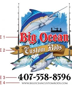 Mud Hole Custom Hoodie: Assorted Saltwater Gamefish