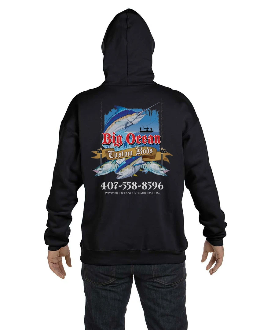 Mud Hole Custom Hoodie: Assorted Saltwater Gamefish 8 Mud Hole Custom Hoodie: Assorted Saltwater Gamefish