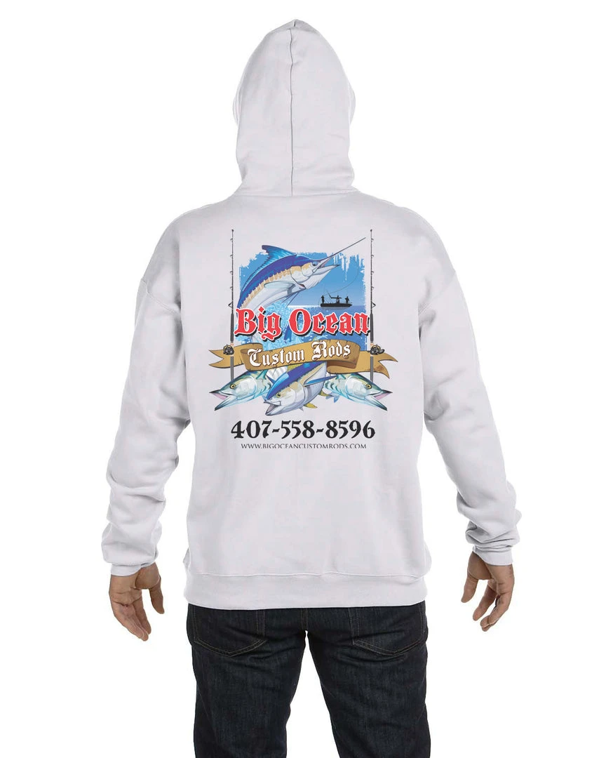 Mud Hole Custom Hoodie: Assorted Saltwater Gamefish 10 Mud Hole Custom Hoodie: Assorted Saltwater Gamefish