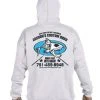 Mud Hole Custom Hoodie: Fish Skeleton
