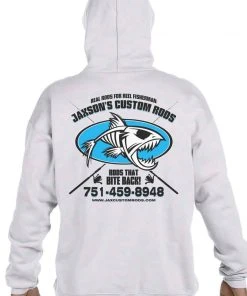 Mud Hole Custom Hoodie: Fish Skeleton