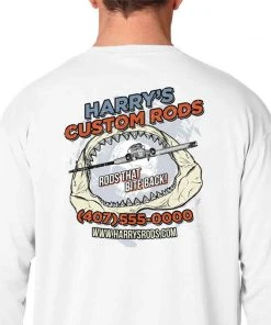 Mud Hole Gear Custom Long-Sleeve Mesh Performance Tee: Shark Jaws