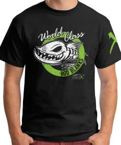 MHX World Class Rod Blanks Fish Skeleton Tee [Black] Gear