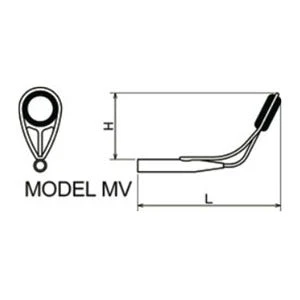 Pacific Bay Components Minima Rod Tops Model MVT 7 Pacific Bay Components Minima Rod Tops Model MVT