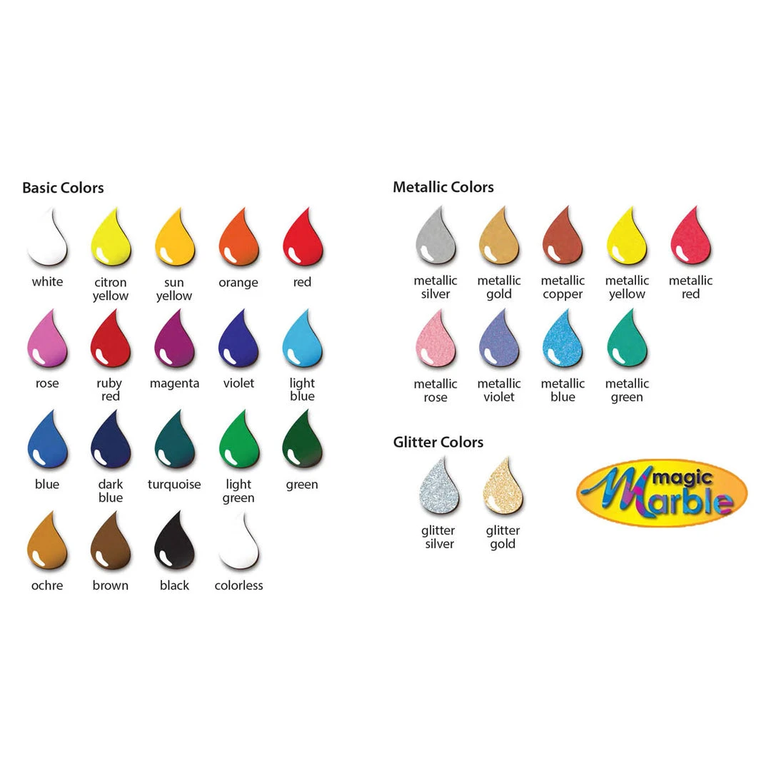 Supplies Magic Marble Swirling Paints 34 Supplies Magic Marble Swirling Paints