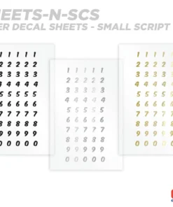 CRB Numeric Rod Decals - Peel & Stick Numbers