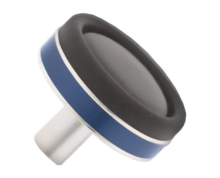 CRB Rubber Butt Cap With Designer Aluminum Trim Components 6 CRB Rubber Butt Cap With Designer Aluminum Trim Components