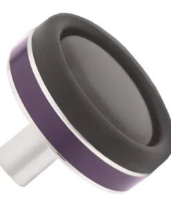 CRB Rubber Butt Cap With Designer Aluminum Trim Components 14 CRB Rubber Butt Cap With Designer Aluminum Trim Components