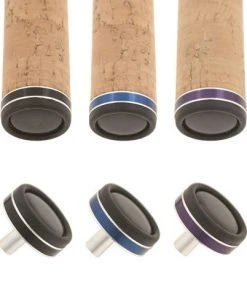 CRB Rubber Butt Cap With Designer Aluminum Trim Components