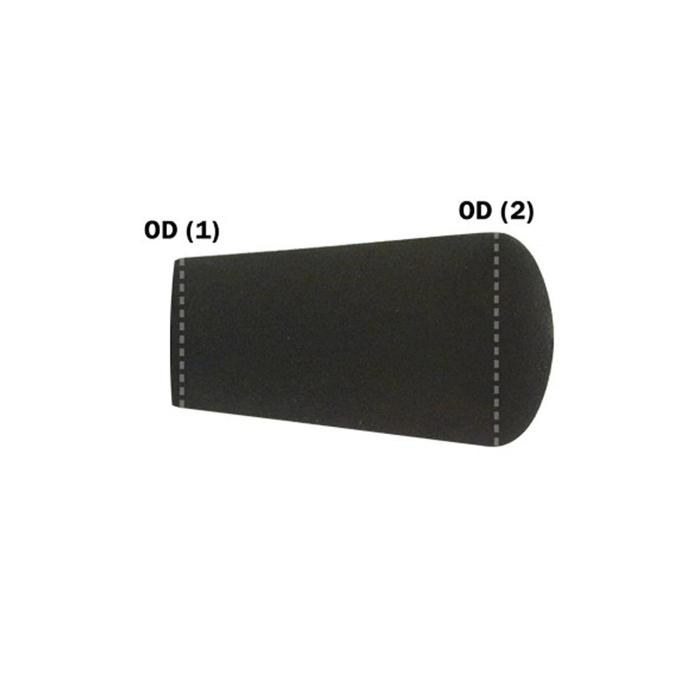 CRB Straight Tapered Split Grip Fighting Butt With Round End Components 4 CRB Straight Tapered Split Grip Fighting Butt With Round End Components