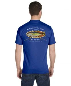 Mud Hole Gear Custom T-Shirt: Bamboo Frame With Crossing Rods