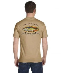 Mud Hole Gear Custom T-Shirt: Bamboo Frame With Crossing Rods