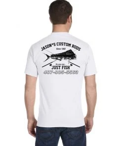 Mud Hole Custom T-Shirt: Vintage Distressed Fish And Rods Gear