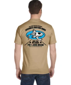 Mud Hole Custom T-Shirt: Fish Skeleton Gear