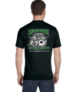 Mud Hole Custom T-Shirt: Green Bones